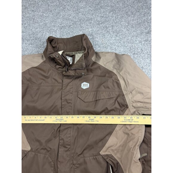 Helly Hansen Jacket Mens XL Brown Helly Tech Waterproof Insulated Ski - Picture 4 of 10